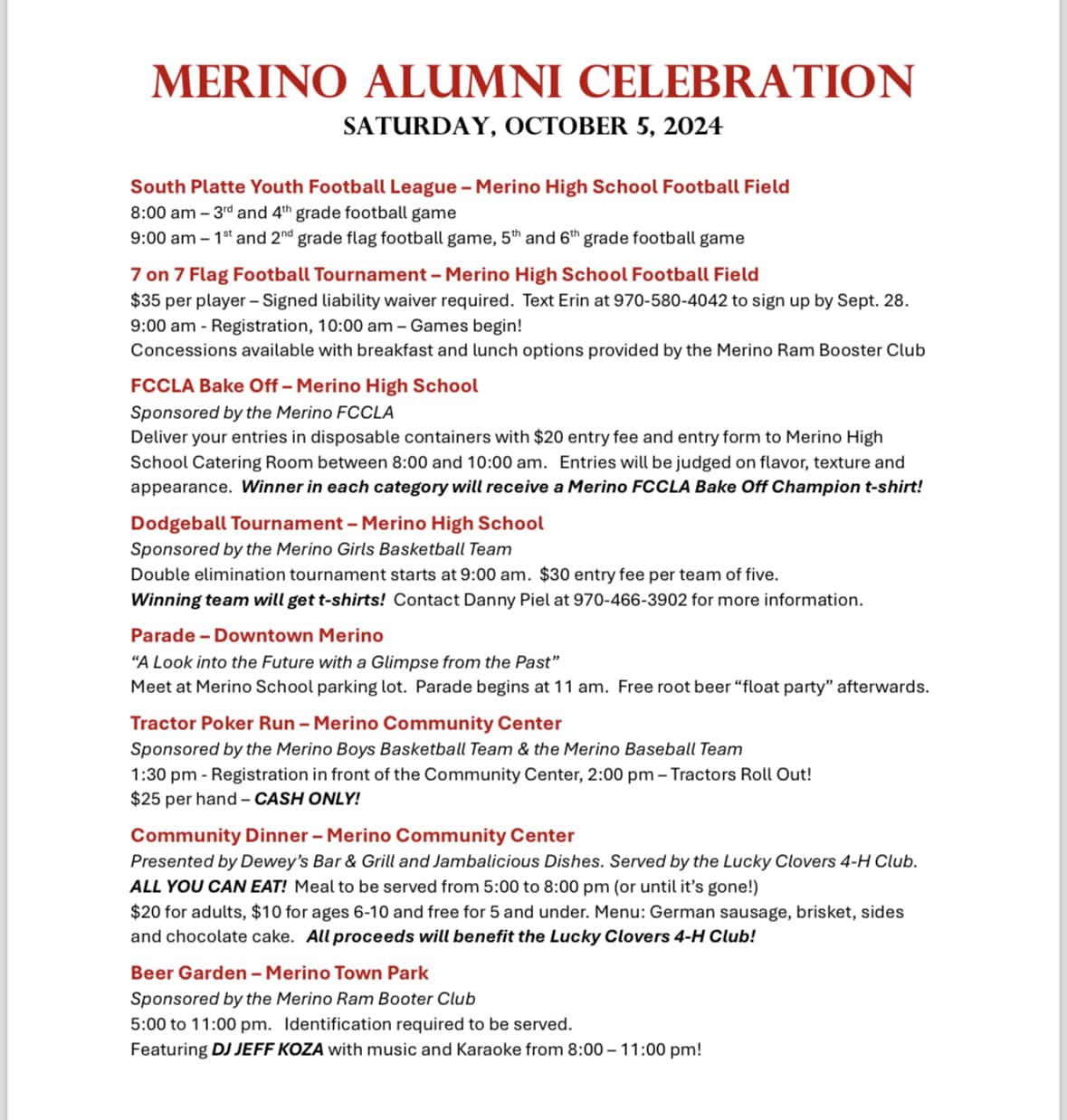 merino fall fun