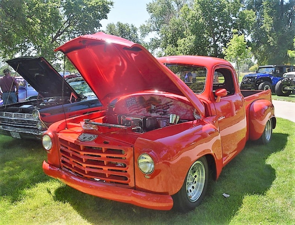 copy red pickup