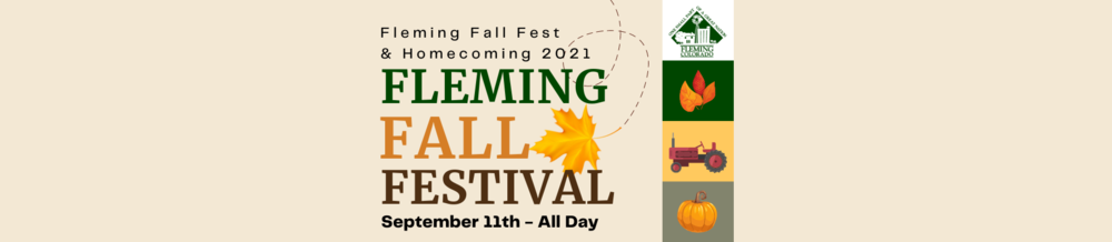 fleming fall festival 2021 banner