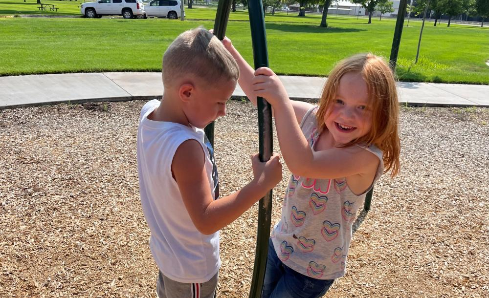 kids on playground kenmcdowell