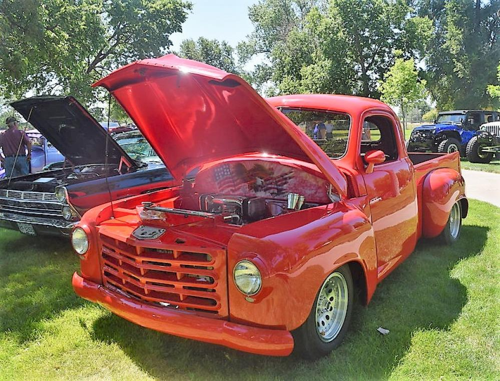 red pickup
