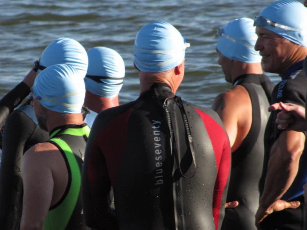 triathlon swimmers