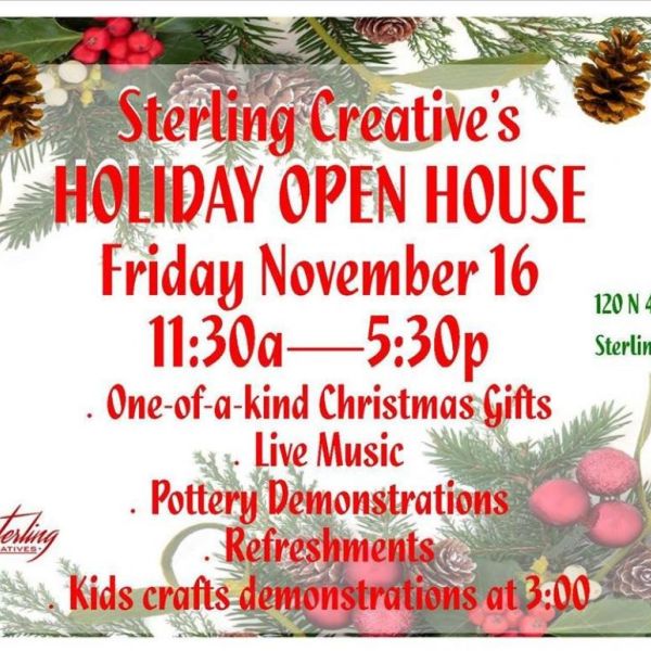 sterling creatives nov open house