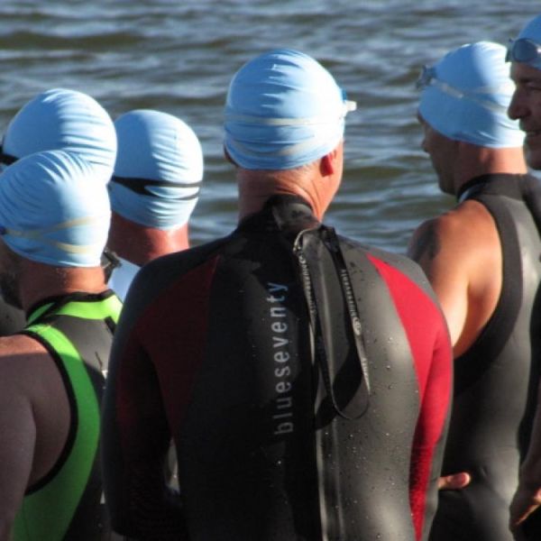 triathlon swimmers