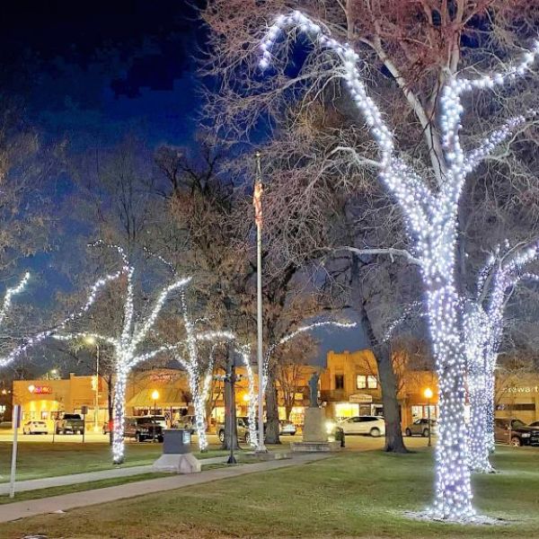 white lights main street 2