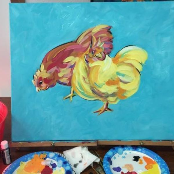 sterling creatives two chickens